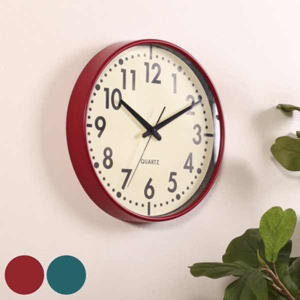 不二貿易（Fuji Boeki） 掛け時計 アリス 大きめ 壁掛け 時計 北欧