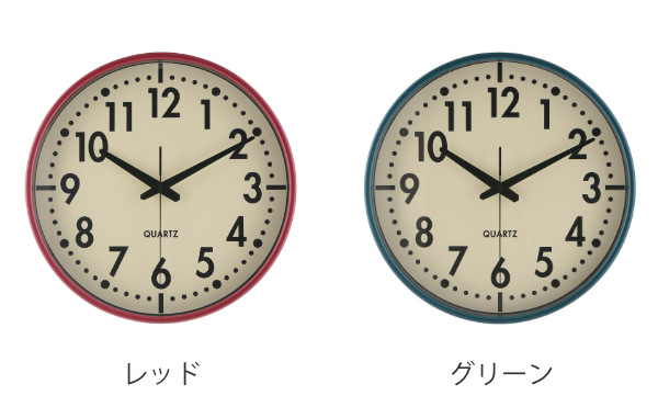 不二貿易（Fuji Boeki） 掛け時計 アリス 大きめ 壁掛け 時計 北欧