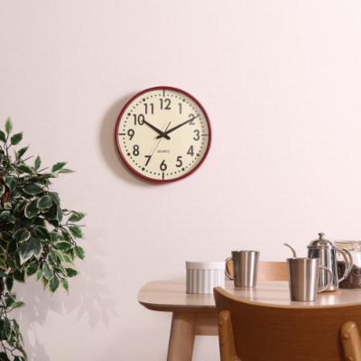 不二貿易（Fuji Boeki） 掛け時計 アリス 大きめ 壁掛け 時計 北欧