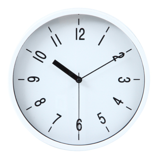 【送料無料・新品未使用】時計　壁掛け/置き　シンプル　オシャレ　ブルックリン 0（プラスマイナスゼロ） 壁掛け時計 北欧 モダン ウォールクロック