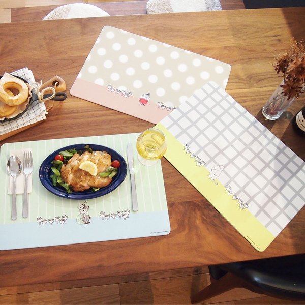 ランチョンマット 30×45cm 拭ける ムーミン プレイスマット 塩化ビニル