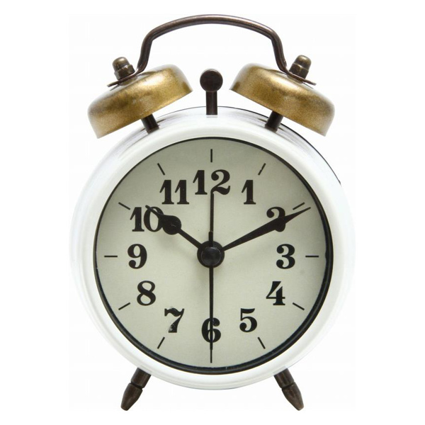 置き時計 ベルアラーム 目覚まし時計 （ アラーム インテリア テーブルクロック おしゃれ 置時計 コンパクト アラームクロック ） 電池式 とけい  通販