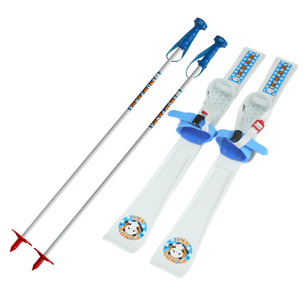 スキーセット パンダスキー 75cm （ 初心者 スキー板 ストック スキー