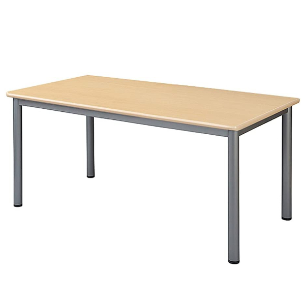 （法人限定） ミーティングテーブル 幅120cm 奥行90cm オフィス テーブル メラミン 角型 長方形 （ アジャスター 机 会議テーブル 幅  120 ）