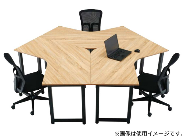 ブーメランテーブル 幅190cm デスク ミーティングテーブル 会議