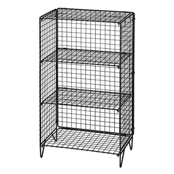 ちどり産業 ラック 折りたたみ 3段 幅41×奥行28×高さ75cm ワイヤー