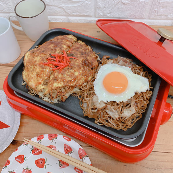 クッキングプレート 3way Cooking HotPlate ホットプレート 調理器具 3枚 （ 電気鍋 調理鍋 電気ホットプレート 焼肉 たこ焼き  蓋付き キッチン家電 卓上 ） :372053:リビングート ヤフー店 - 通販 - Yahoo!ショッピング