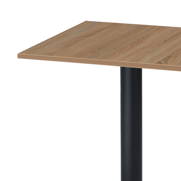 テーブル 幅60cm 奥行75cm 木目調 カフェテーブル 角型 長方形 