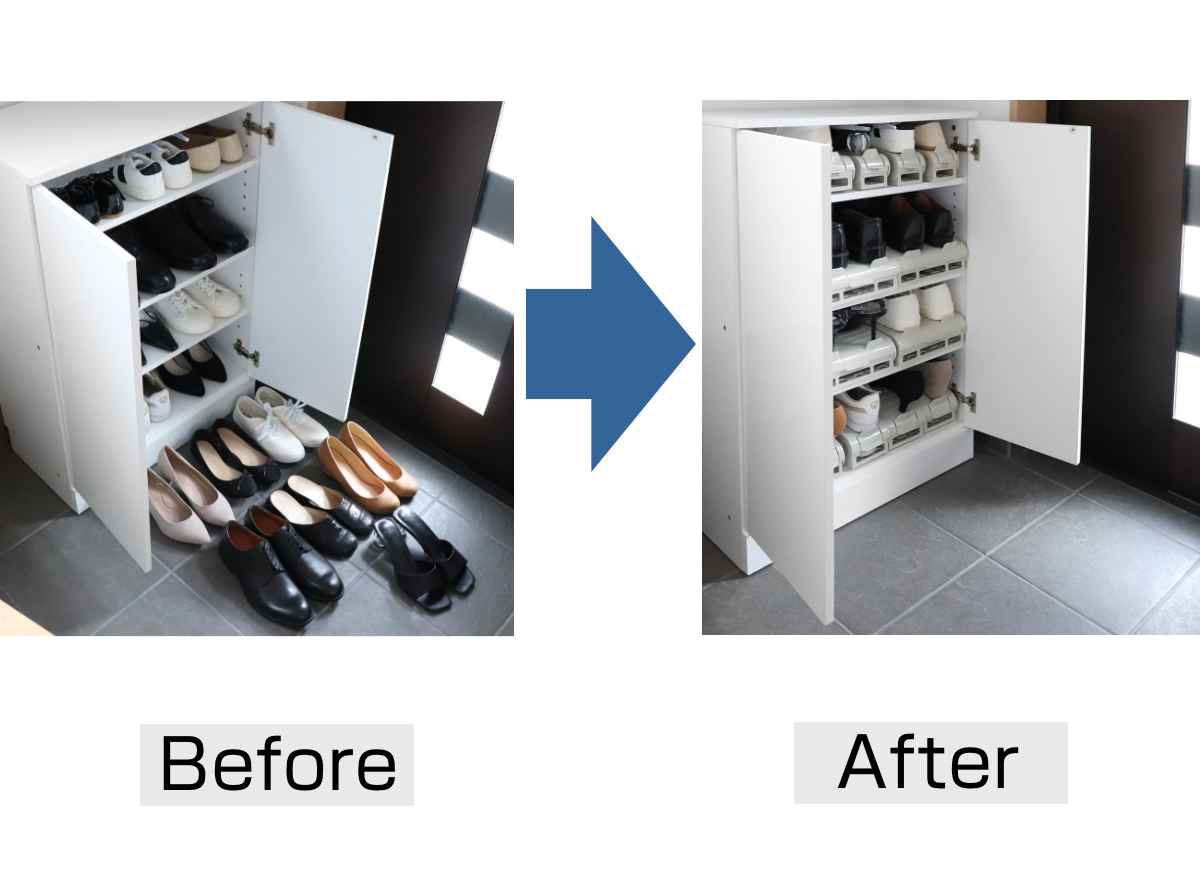 靴ホルダー 収納 2個入 ワイド 4段階 角度...の詳細画像5