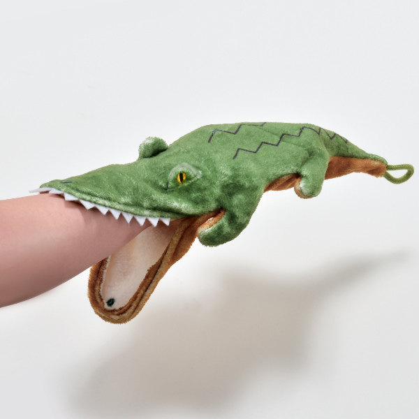 ハンドタオル ワニ タオル アニマルタオル 動物 かわいい （ 手拭き