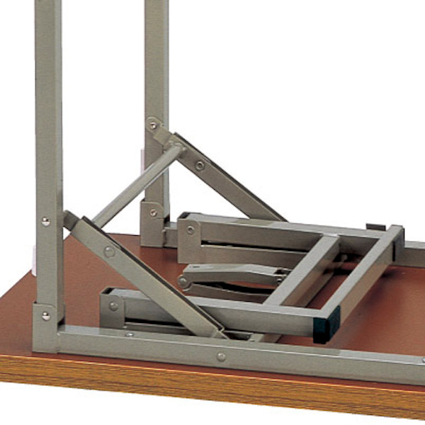 ミーティングテーブル 2WAY 高さ調節 幅180cm 奥行60cm 会議テーブル