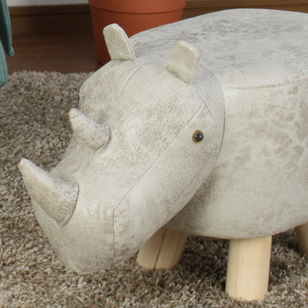 ミヤグチ企販 アニマルスツール サイ 座面高28cm スツール オットマン