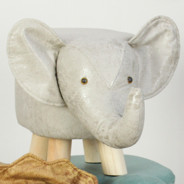 ミヤグチ企販 アニマルスツール ゾウ 座面高28cm スツール オットマン