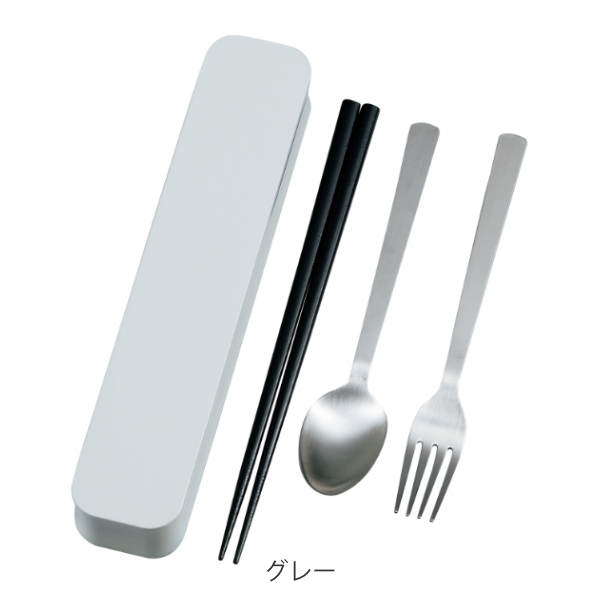【新品】OSHIカトラリーセット　ハシ、フォーク、スプーン 超コンパクトに一体化】スプーンとフォークに箸を収納。携帯用
