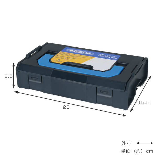 DULTON（ダルトン） 収納ボックス 幅26×奥行15.5×高さ6.5cm セクション