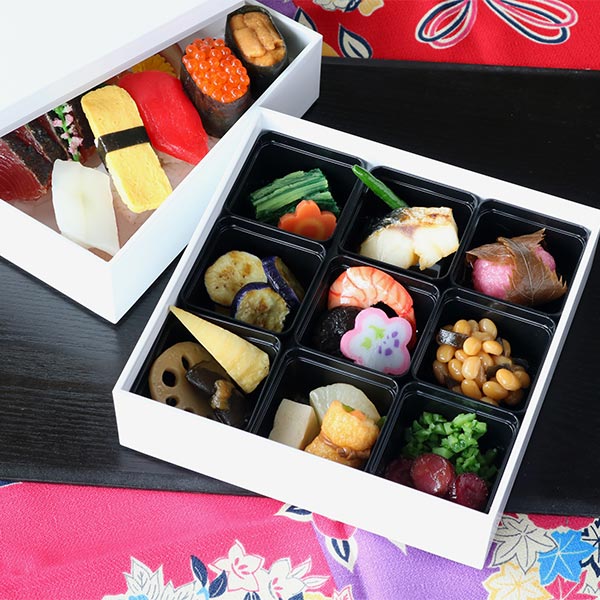 お重箱 HAKOYA 弁当箱 重箱 2段 3400ml 3人 4人用 21cm 角 二段重 ホワイト