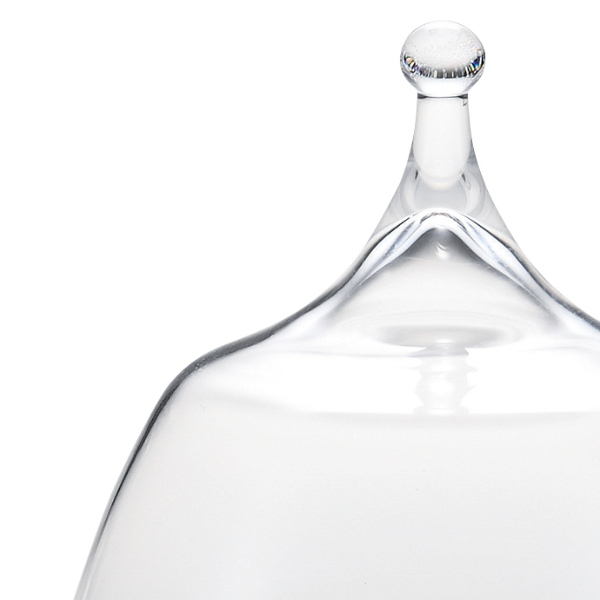 クローシュドーム 10.5cm ガラスドーム M.STYLE スクロ ガラス製