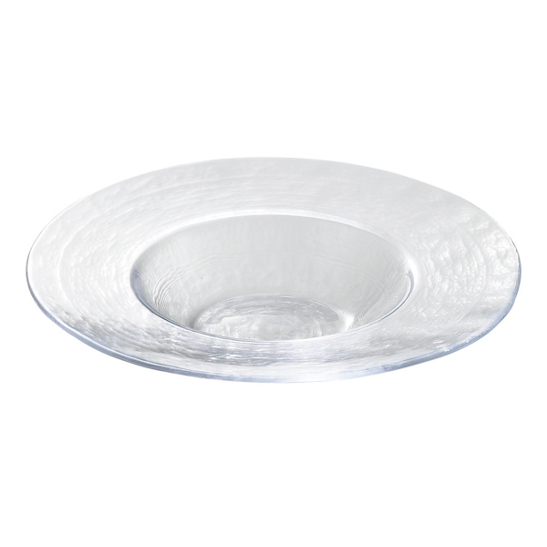 M.STYLE（エムスタイル） プレート 26cm スーププレート クリア アイス