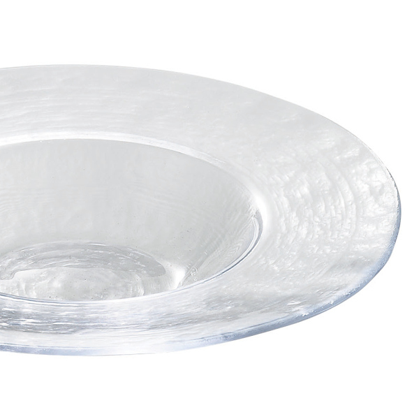 M.STYLE（エムスタイル） プレート 26cm スーププレート クリア アイス