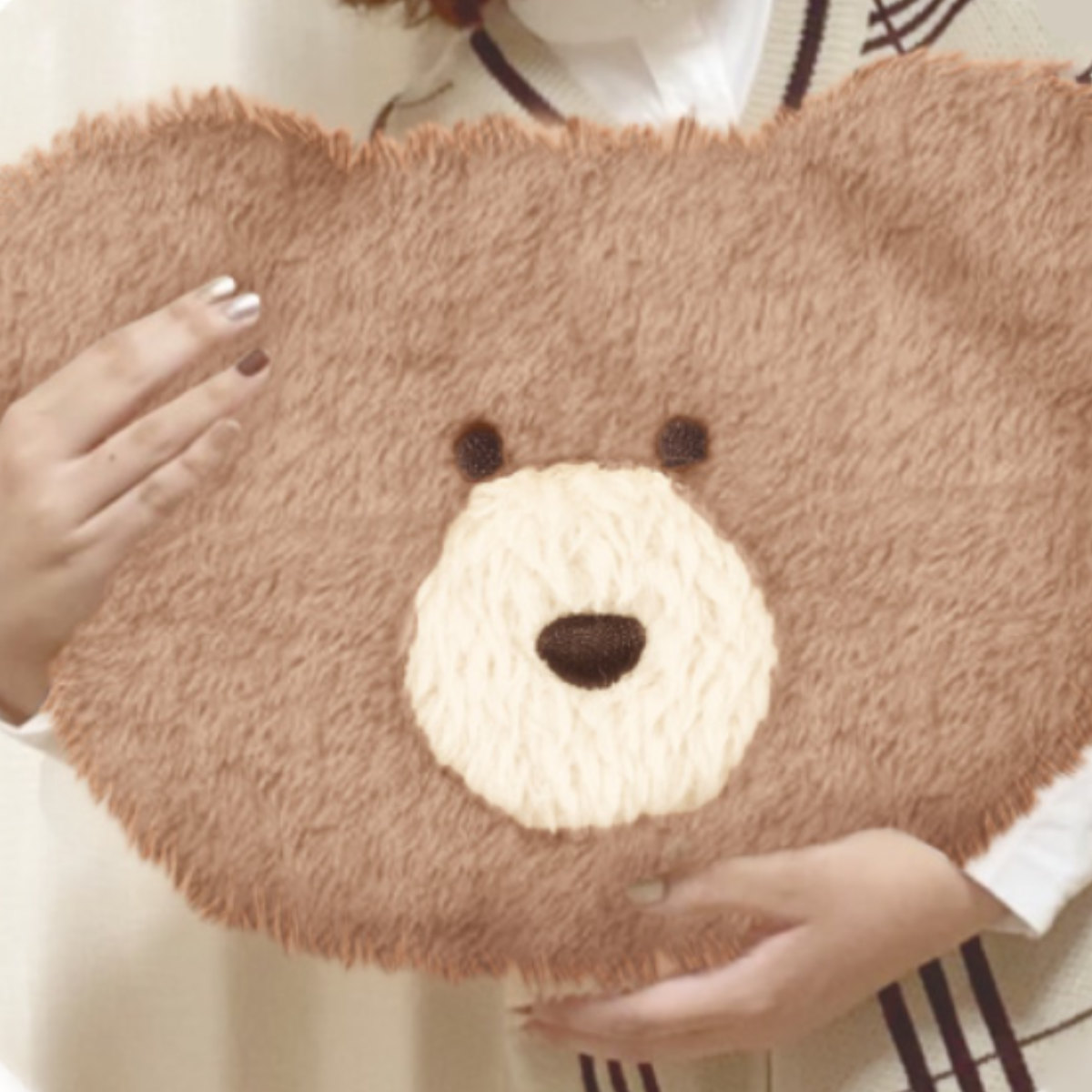 クッション ミニ モコモカ くま （ ミニクッション ミニサイズ