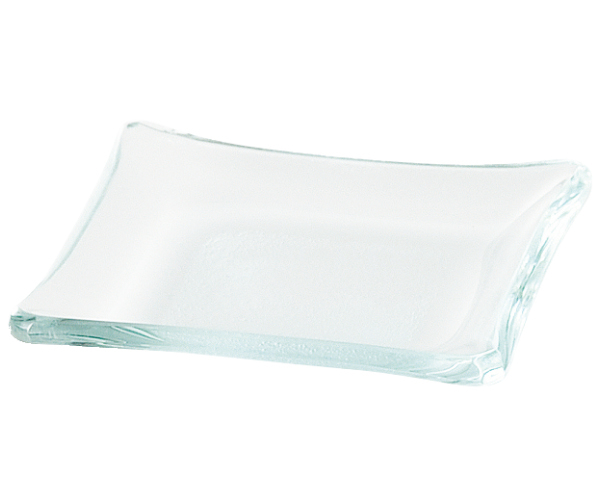 プレート 30cm L 反り角 M.STYLE グランデヴェートロ 皿 食器 ガラス