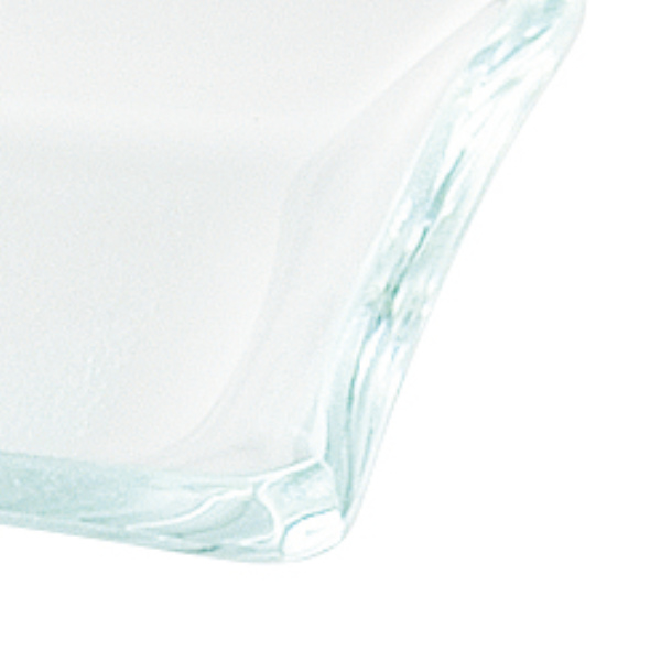 プレート 30cm L 反り角 M.STYLE グランデヴェートロ 皿 食器 ガラス