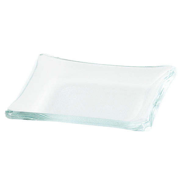 プレート 30cm L 反り角 M.STYLE グランデヴェートロ 皿 食器 ガラス