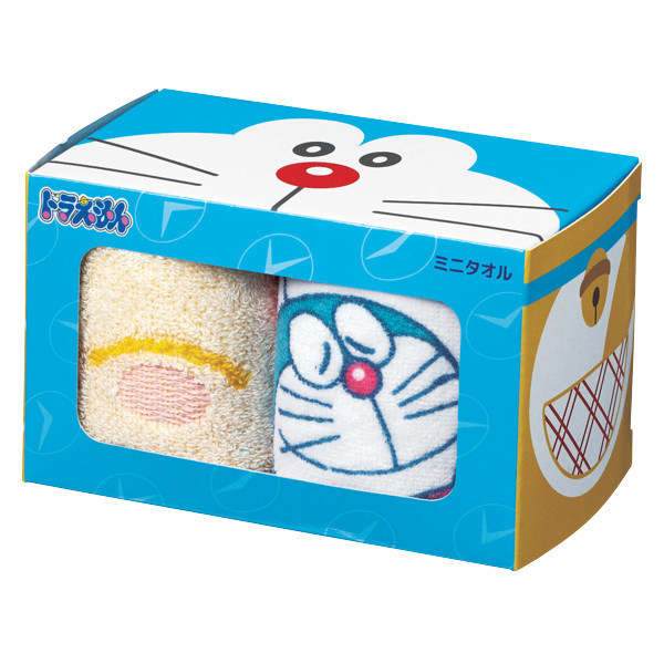 タオルチーフ 2枚組 25×25cmドラえもんプチギフト Y （ ドラミ