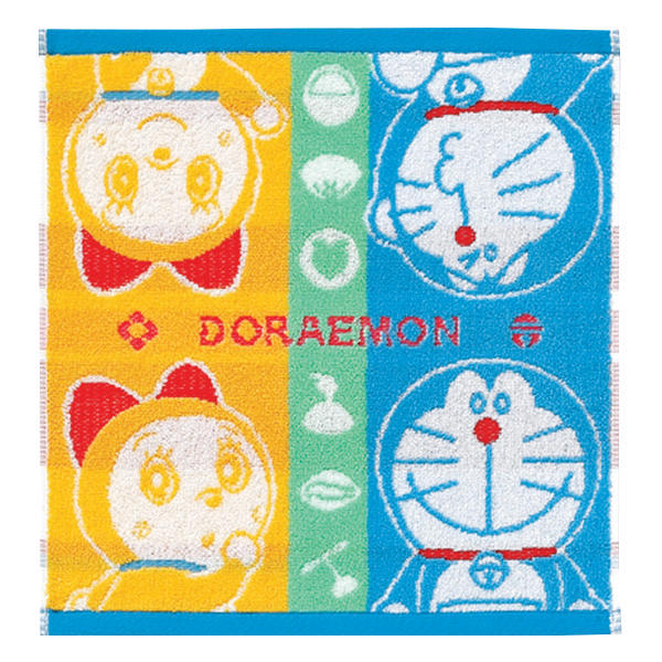 ハンドタオル 34×35cm ドラカラー （ タオル 子供 キッズ 子供用タオル