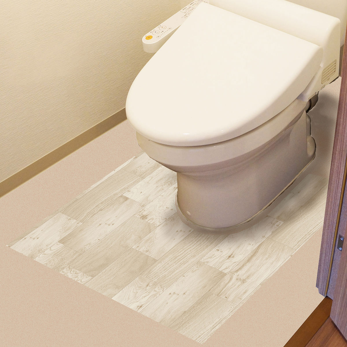 トイレマット 防水保護シートトイレ床用 90×80cm （ トイレ シート