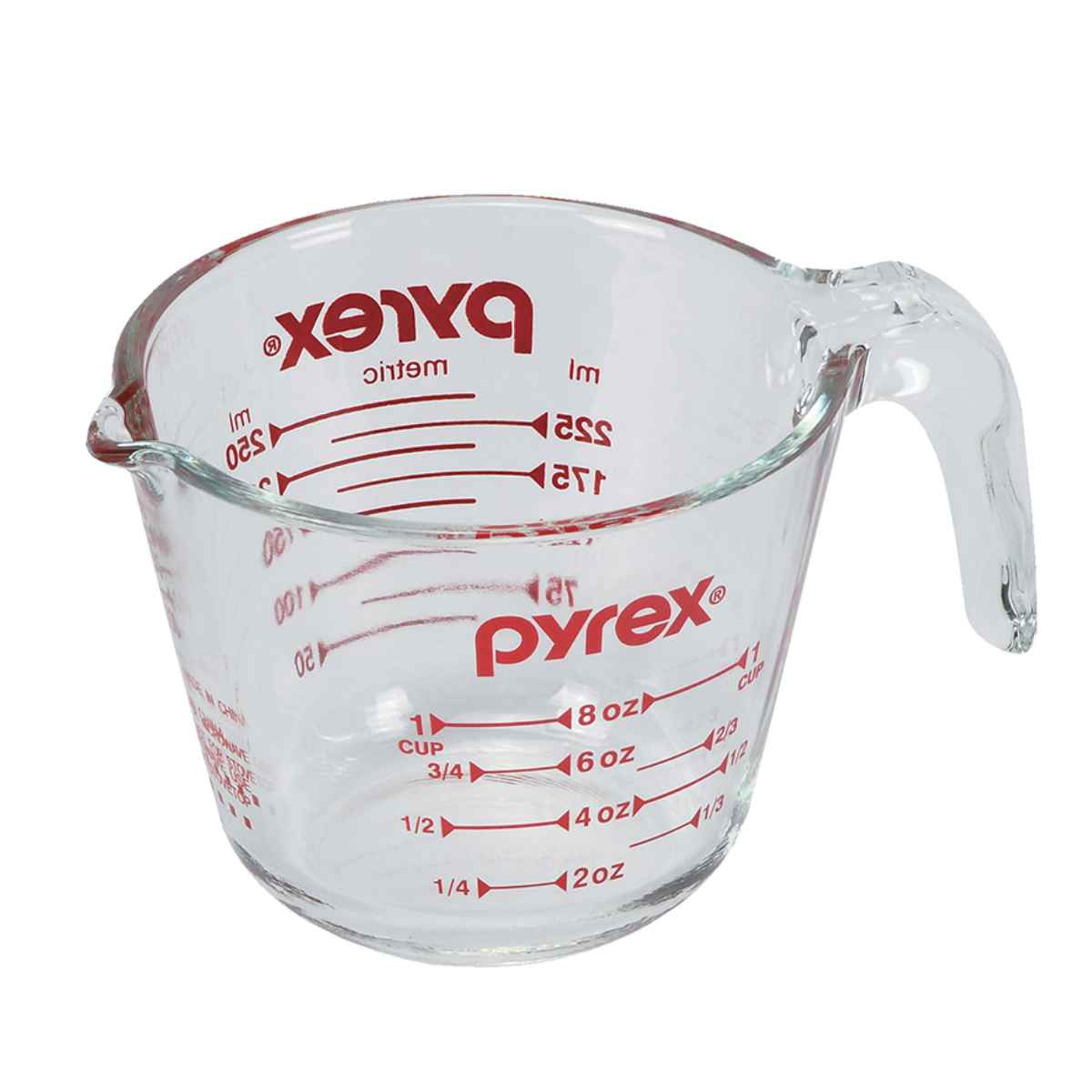 PYREX（パイレックス） 計量カップ 250ml 耐熱ガラス 取っ手付き