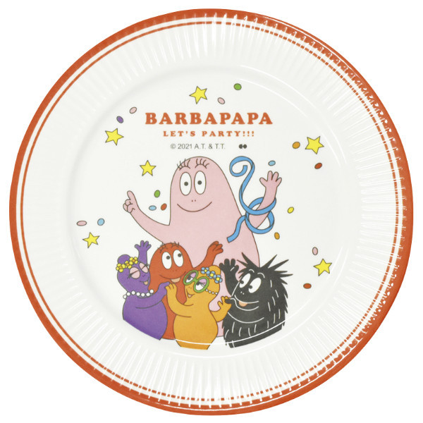 プレート 17cm バーバパパ Barbapapa 子供用 食器 プラスチック キャラクター 中皿 メラミン 樹脂製 メラミン食器 取り皿 インテリアパレットヤフー店 通販 Yahoo ショッピング