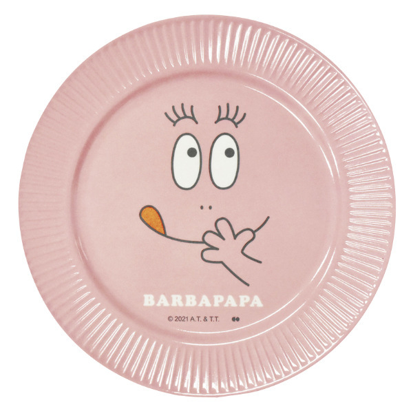 プレート 17cm バーバパパ BARBAPAPA 子供用 食器 プラスチック