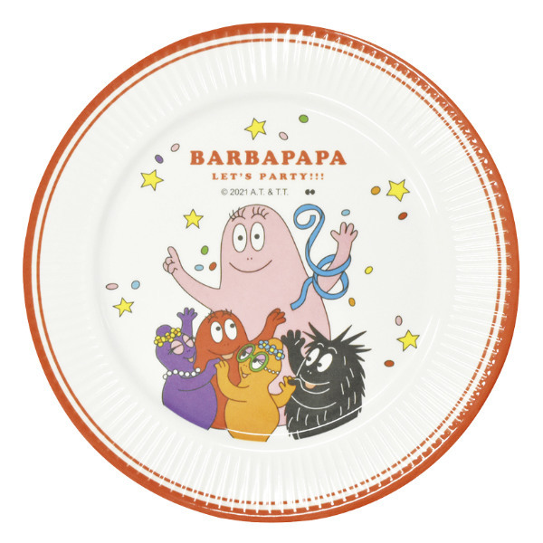 プレート 17cm バーバパパ BARBAPAPA 子供用 食器 プラスチック