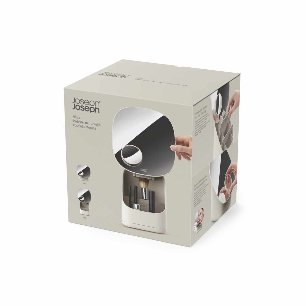 Joseph ジョセフジョセフ コスメオーガナイザー Viva 鏡付き （ コスメ