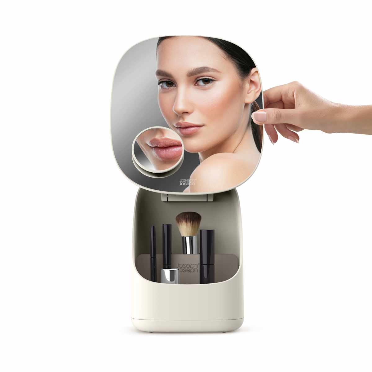 ジョセフジョセフ★新品★コスメオーガナイザー ビバ Viva★拡大鏡付き Joseph ジョセフジョセフ コスメオーガナイザー Viva 鏡付き （ コスメ