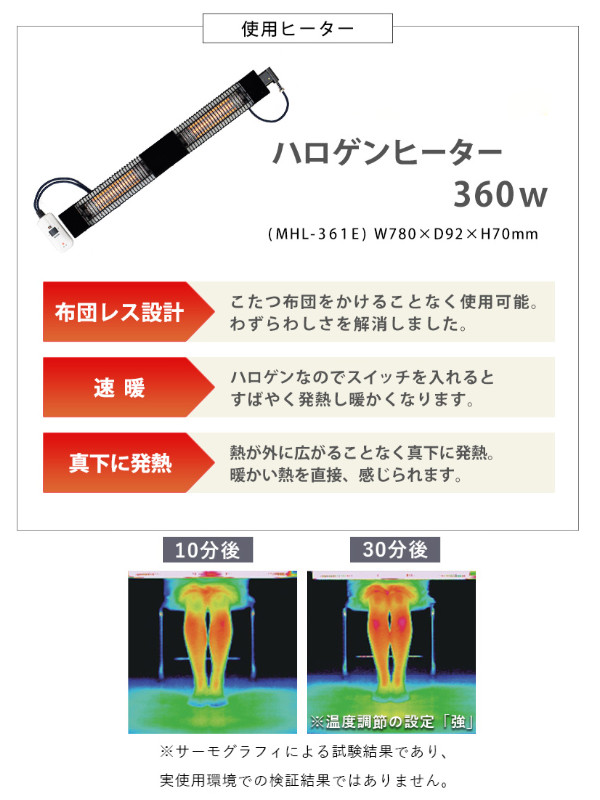 ダイニングこたつ 幅120cm 布団いらず 木製 天然木 ダイニング デスク こたつ （ テーブル コタツ 炬燵 高さ調節 布団レス ダイニングテーブル ヒーター付き ）の画像