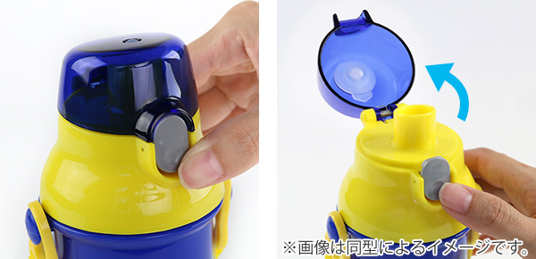 スケーター 水筒 キッズ プラスチック 480ml 抗菌 直飲み 宇宙なんちゃ