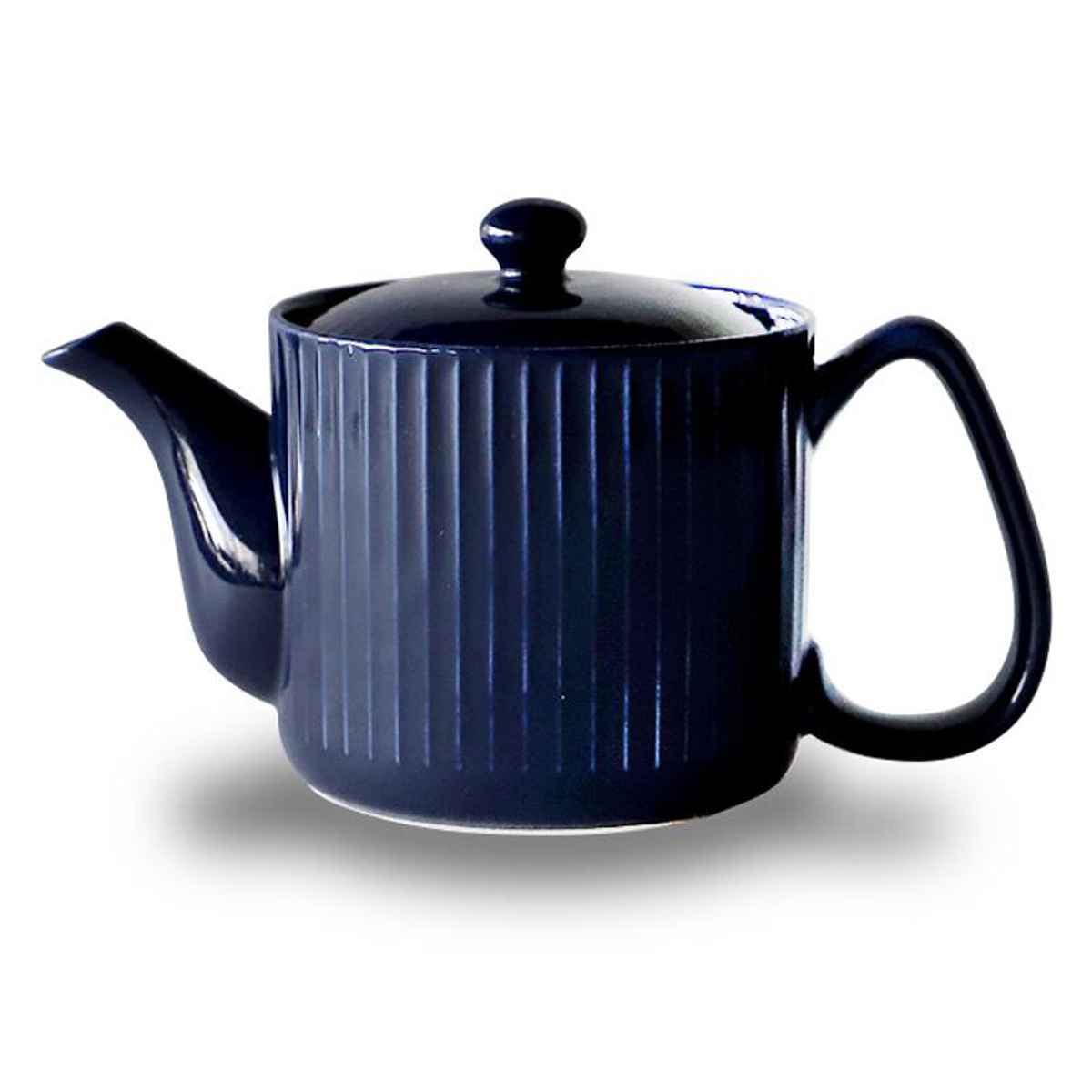 ポット ティーポット 420ml ライン Line 磁器 茶こし付き （ 食洗機