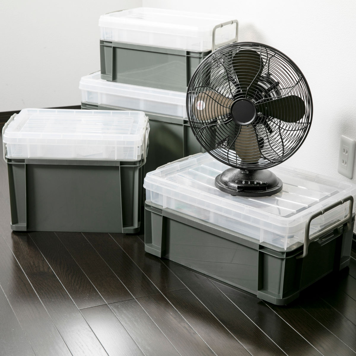 JEJアステージ 収納ボックス 幅29.5×奥行44.3×高さ32.3cm 2段 NW