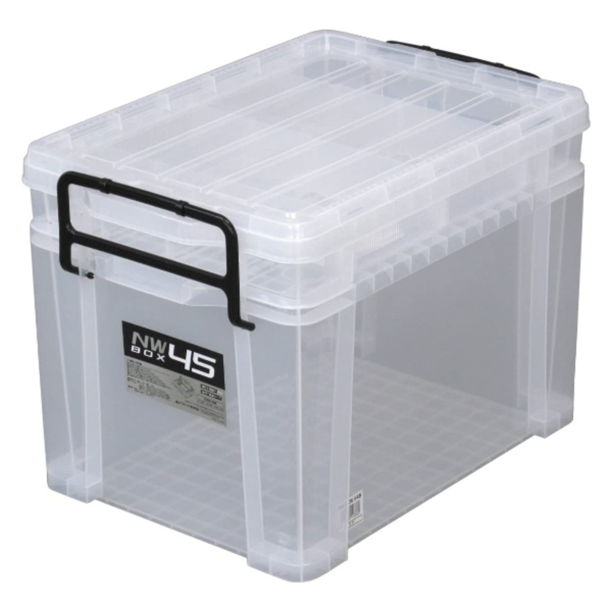 JEJアステージ 収納ボックス 幅37.9×奥行54.5×高さ39cm 2段 NW （ フタ