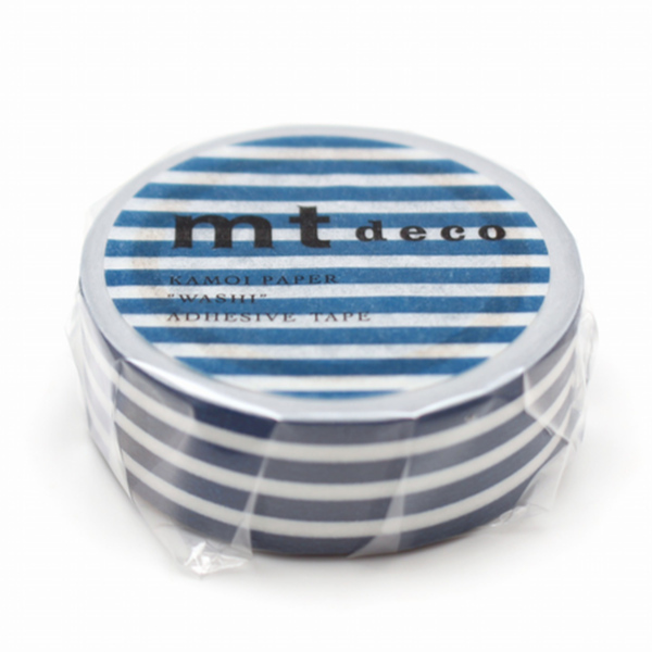 ステッカー、マスキングテープ mt マスキングテープ 幅15mm×7m ボーダー DECO （ マステ シール