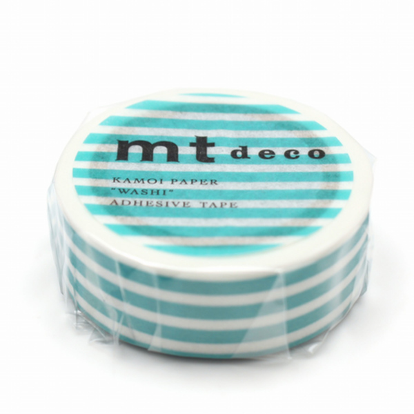 mt マスキングテープ 幅15mm×7m ボーダー DECO （ マステ シール
