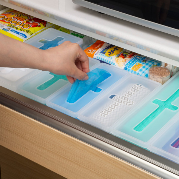 イノマタ化学 小物収納 幅8.5×奥行21.4×高さ7.1cm ロング プルアウト