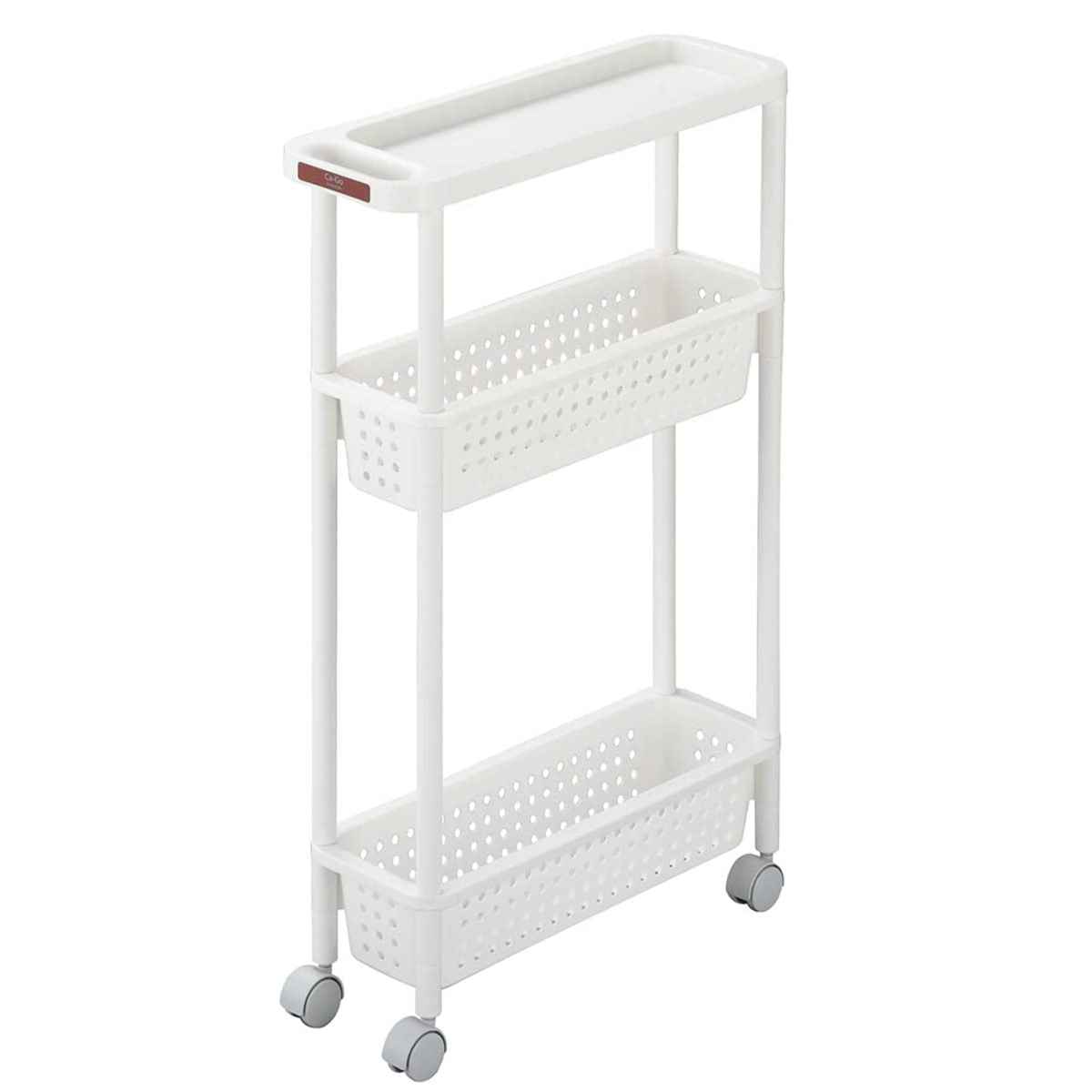 キッチンワゴン 3段 キャスター付き 幅16.5cm カーゴ2 スーパースリム