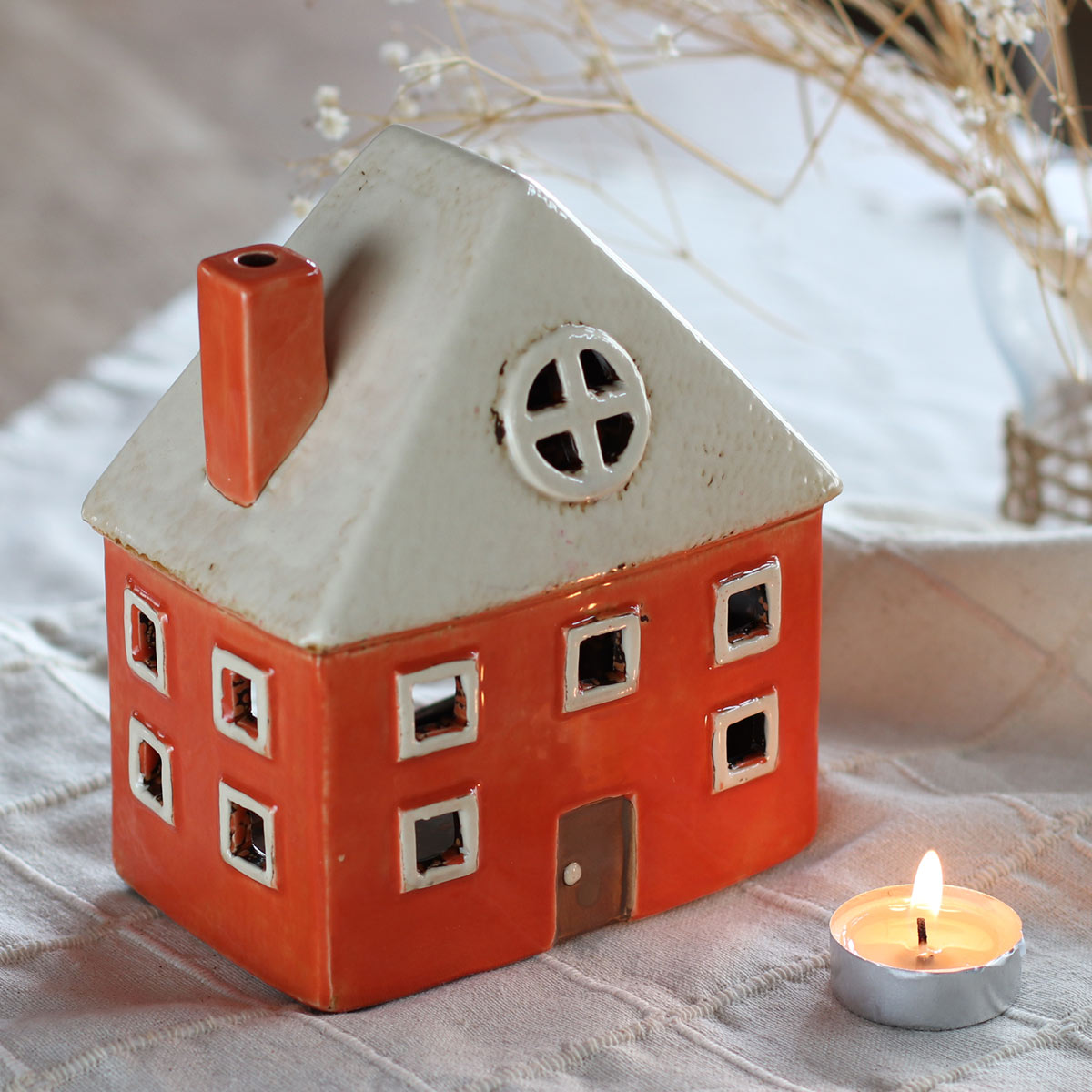キャンドルホルダー Candle house 29207 オブジェ （ キャンドル