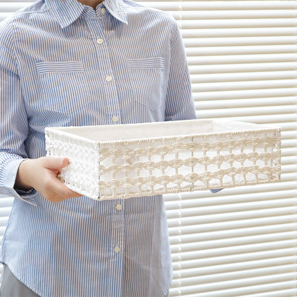 ちどり産業 カラーボックス 浅型 横置き 幅36×奥行26×高さ10cm