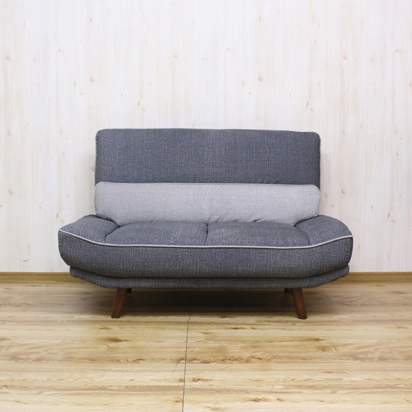 ソファ 二人掛け 幅130cm 耐ひっかき傷 ファブリック 脚付き