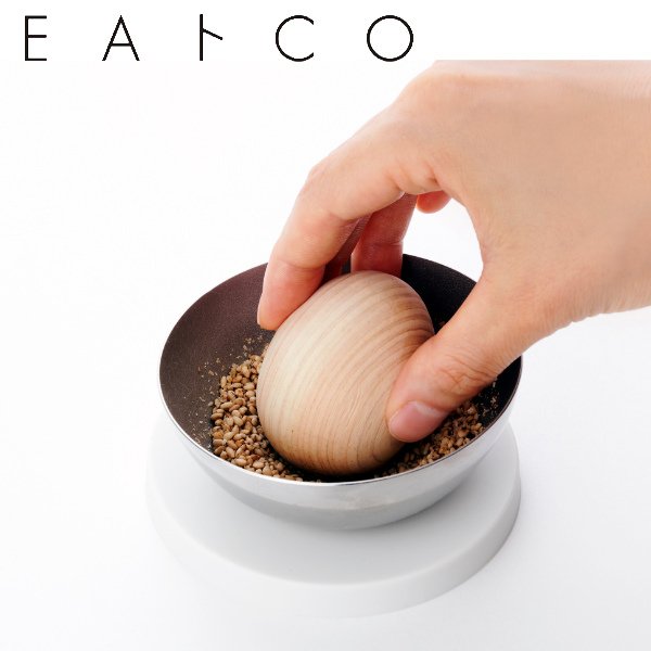 EAトCO すり鉢 Sulu 蓋付き ステンレス製 日本製 （ すりばち セット