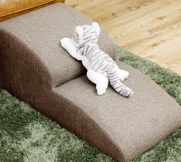 サイズ ドッグステップ レザー調 ペットステップ 小型犬 段差 犬 ペット用 リビングート Paypayモール店 通販 Pa 高さ35cm 2段 傷に強い 幅40cm 犬用 ペット 階段 ソファ用 ステップ ファブリック ともファブ